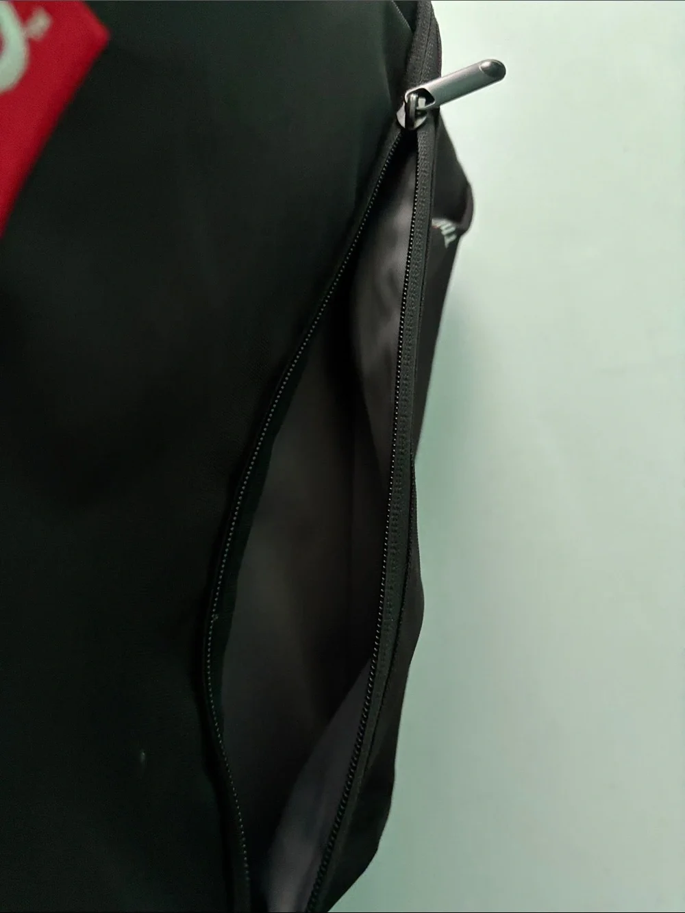 Lenovo Black Backpack with Red Logo - Men's Laptop Bag